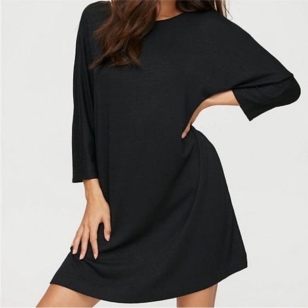 Wilfred Black Long Sleeve Dress